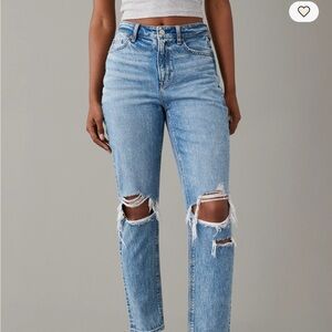 American Eagle Distressed Mom Jean - 4